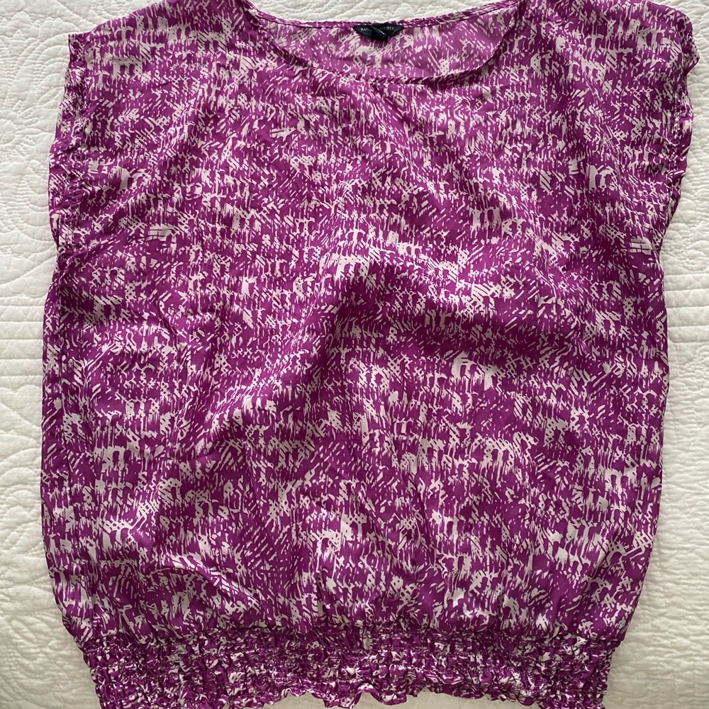Banana Republic Purple Sleeveless Top